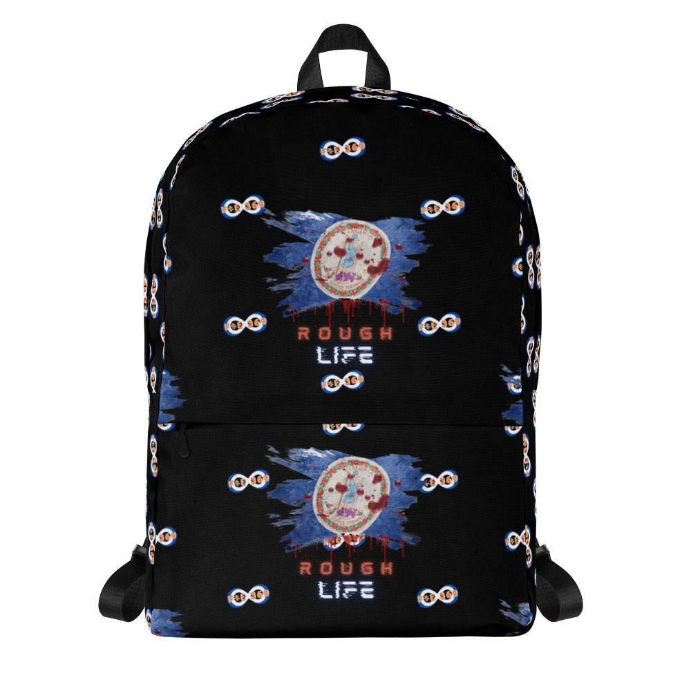 VA RL Flag - BFW Black Backpack