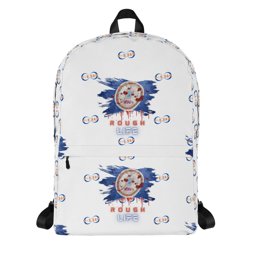 VA RL Flag - BFW White Backpack