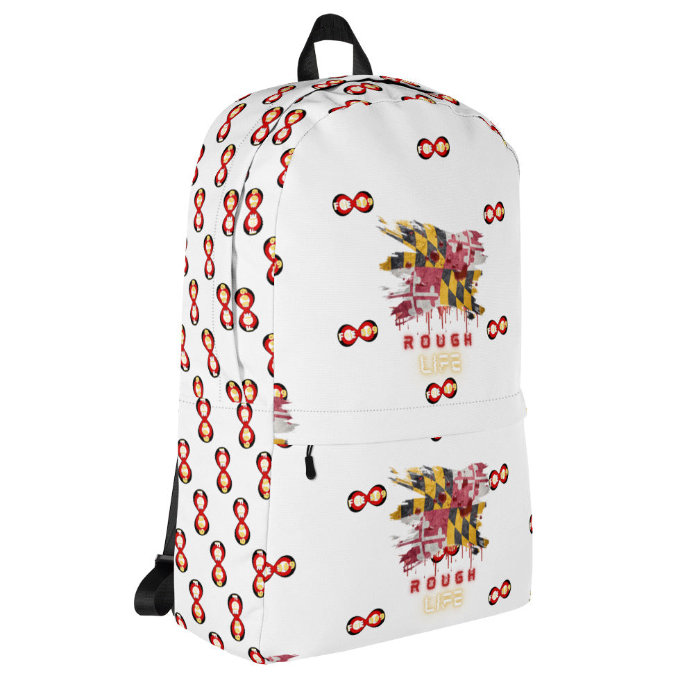 MD RL Flag - BFW White Backpack