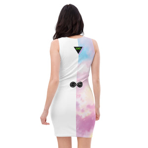 Mystic Clouds - BFW White Form Fitting Dress