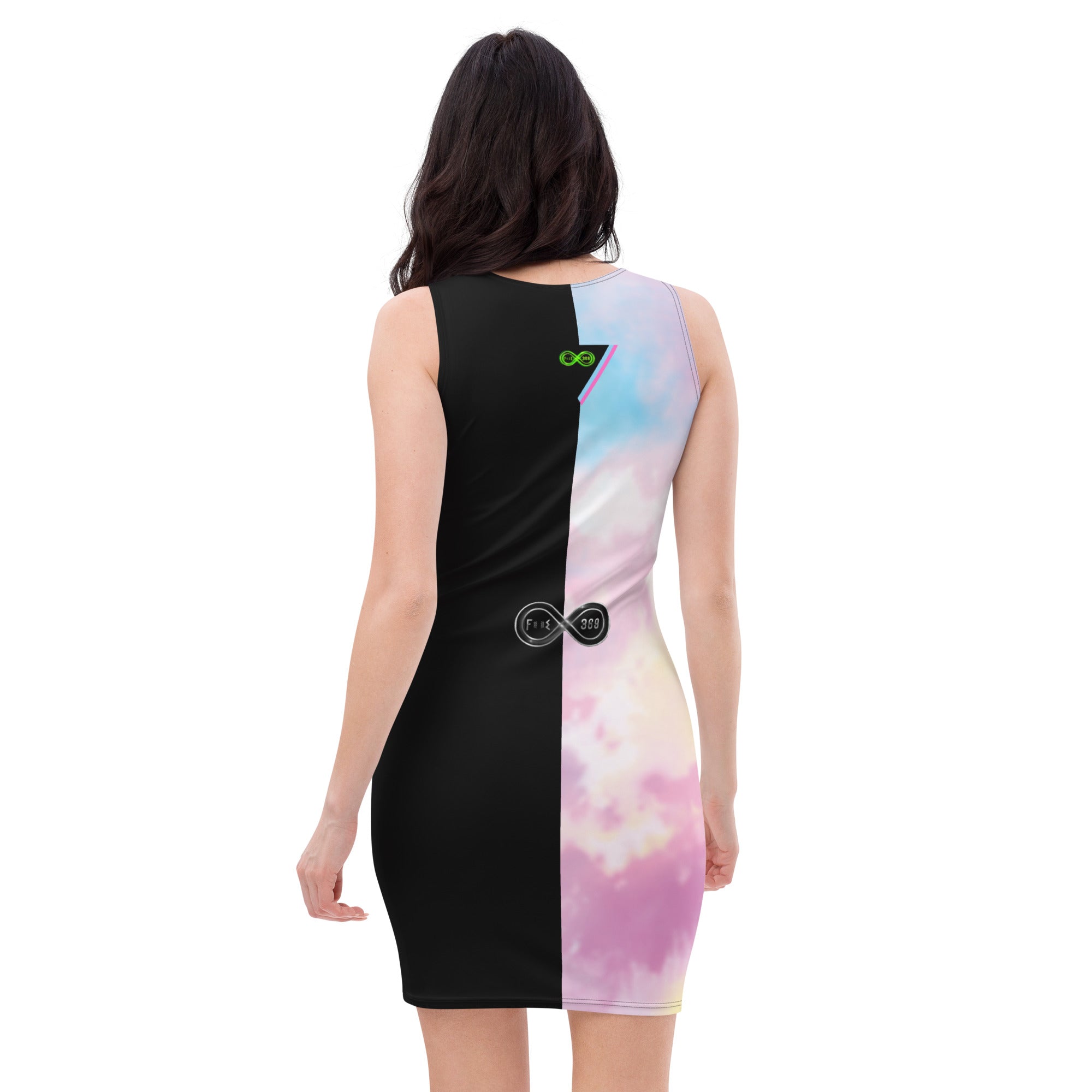 Mystic Clouds - BFW Black Form Fitting Dress