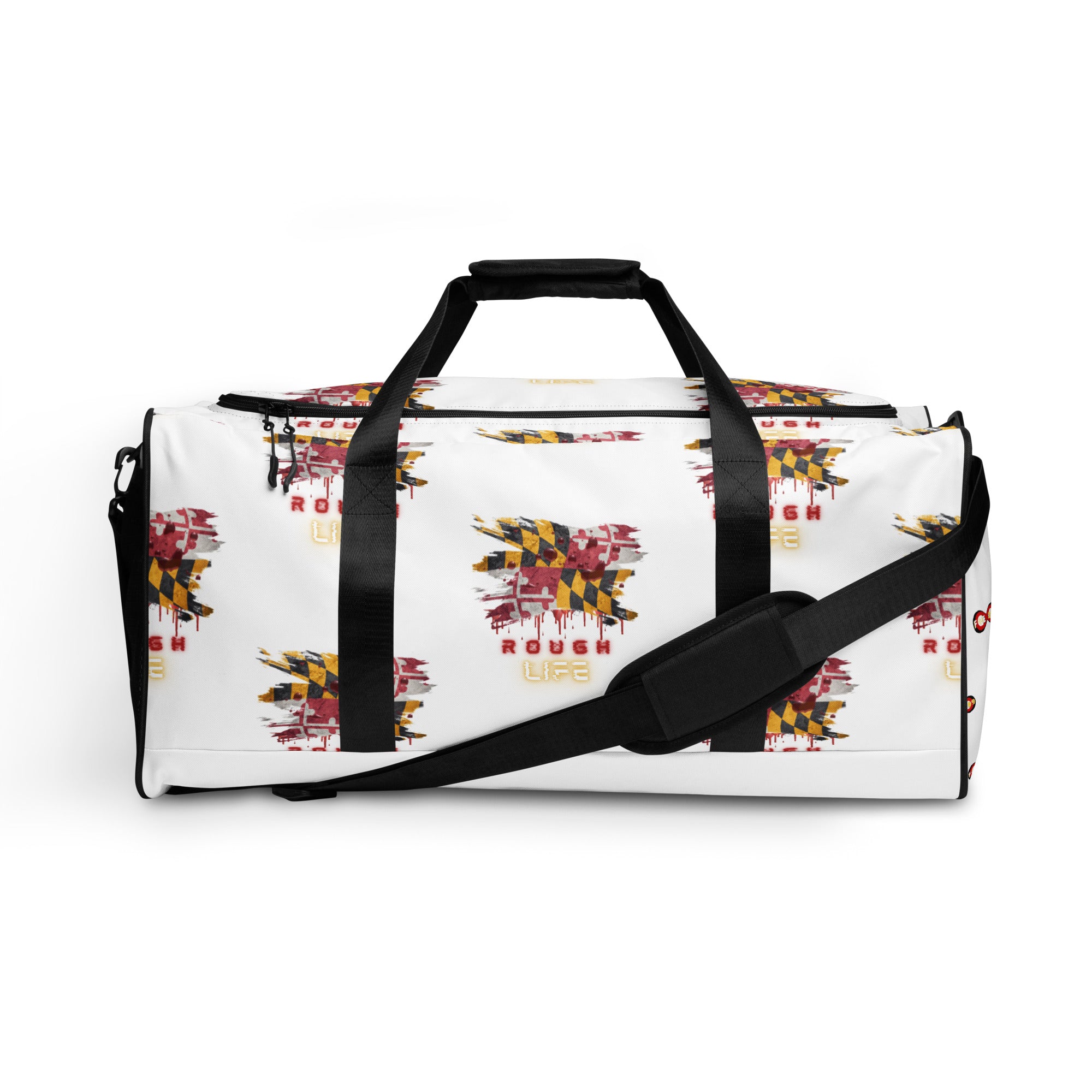 MD RL Flag - BFW White Duffle bag