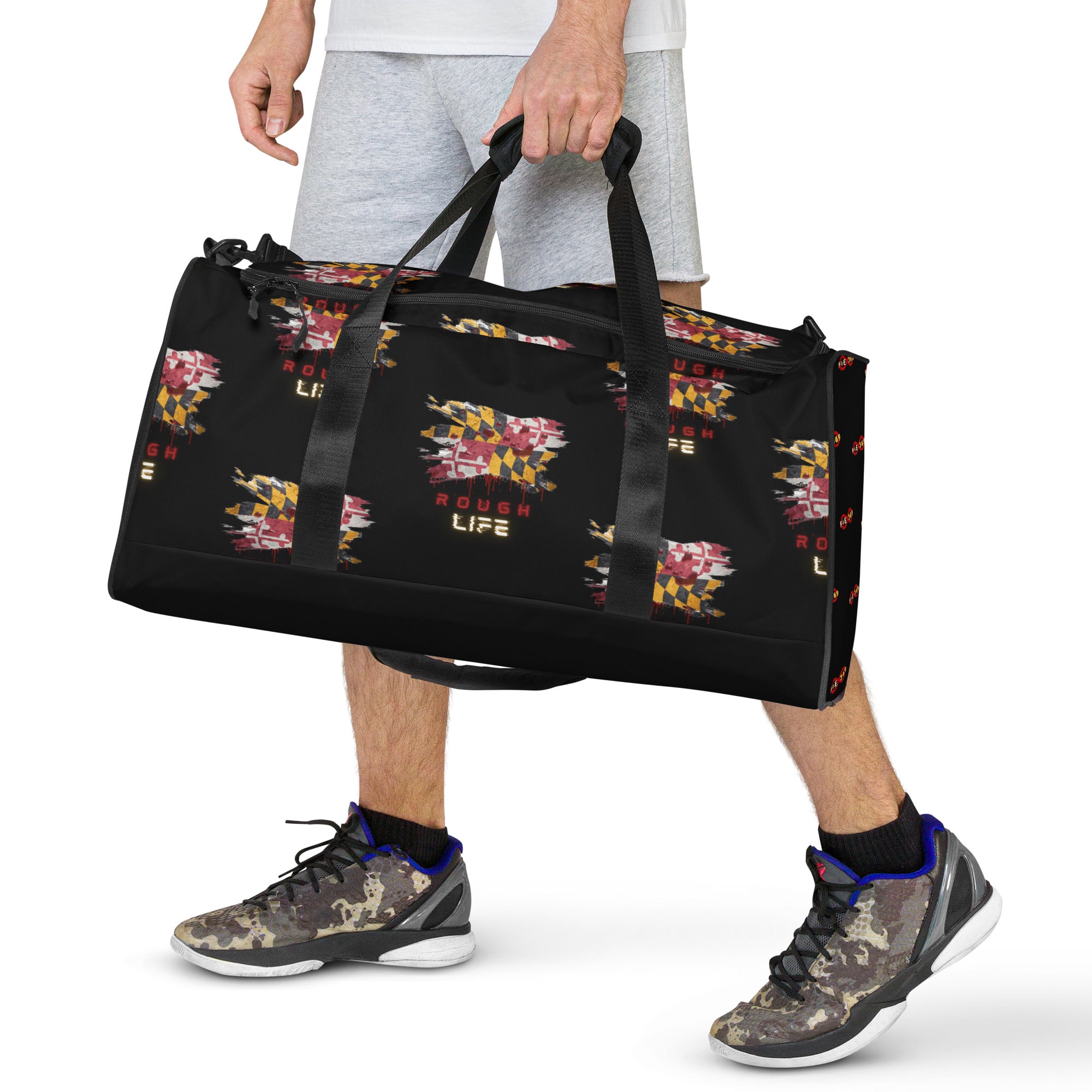 MD RL Flag - BFW Black Duffle bag