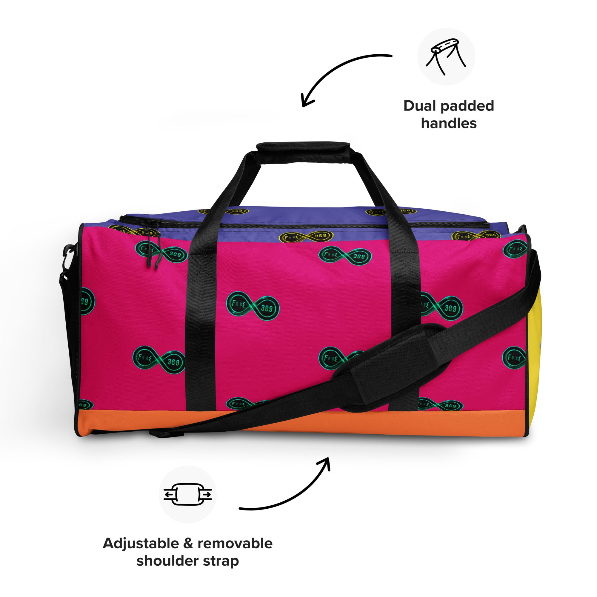 Exploding Rainbow (Light) - BFW Duffle bag