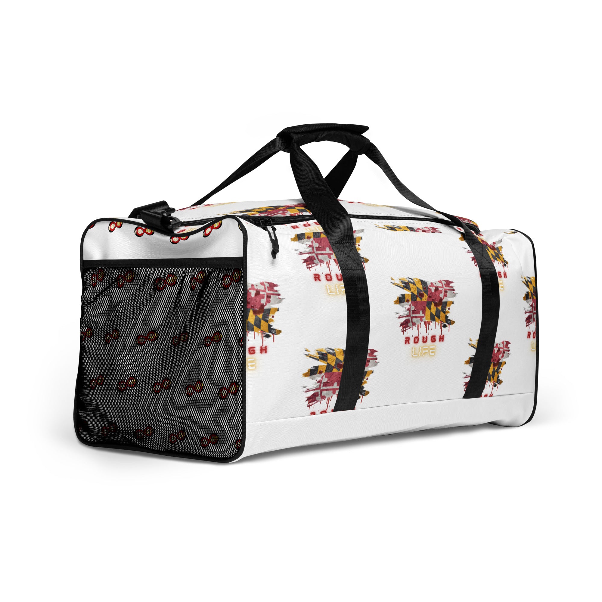 MD RL Flag - BFW White Duffle bag