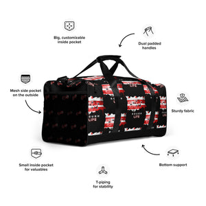 DC RL Flag - BFW Black Duffle bag