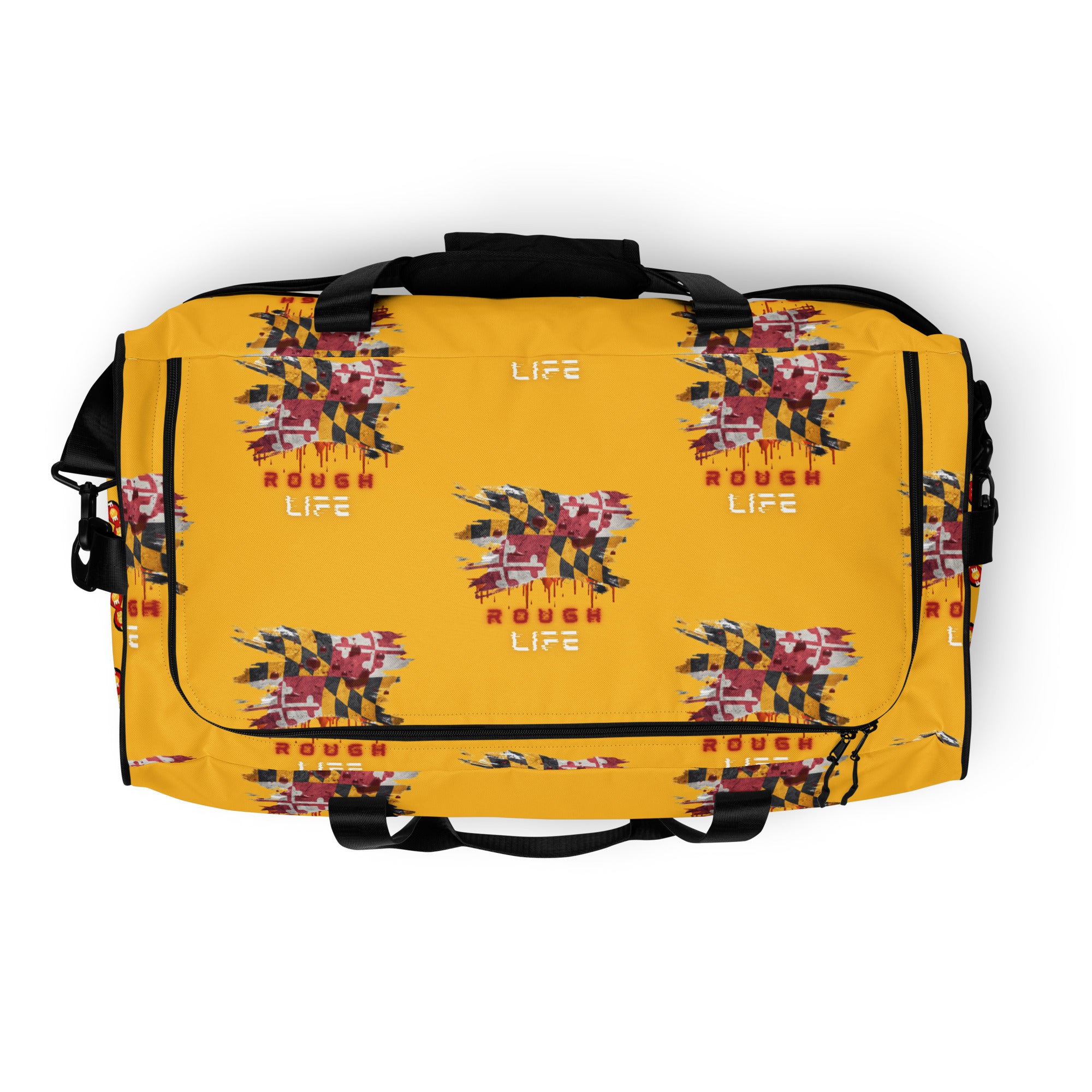 MD RL Flag - BFW Yellow Duffle bag