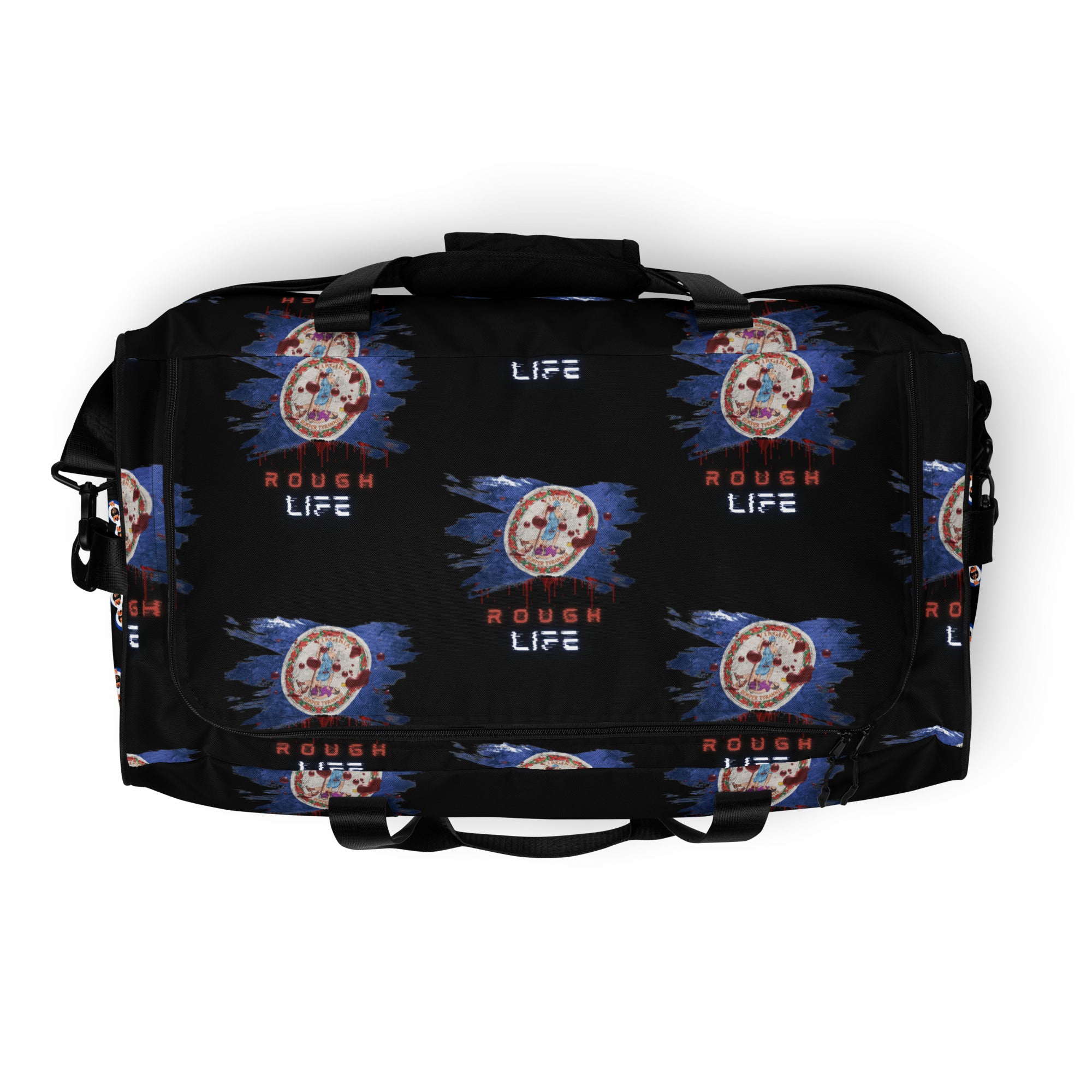 VA RL Flag - BFW Black Duffle bag