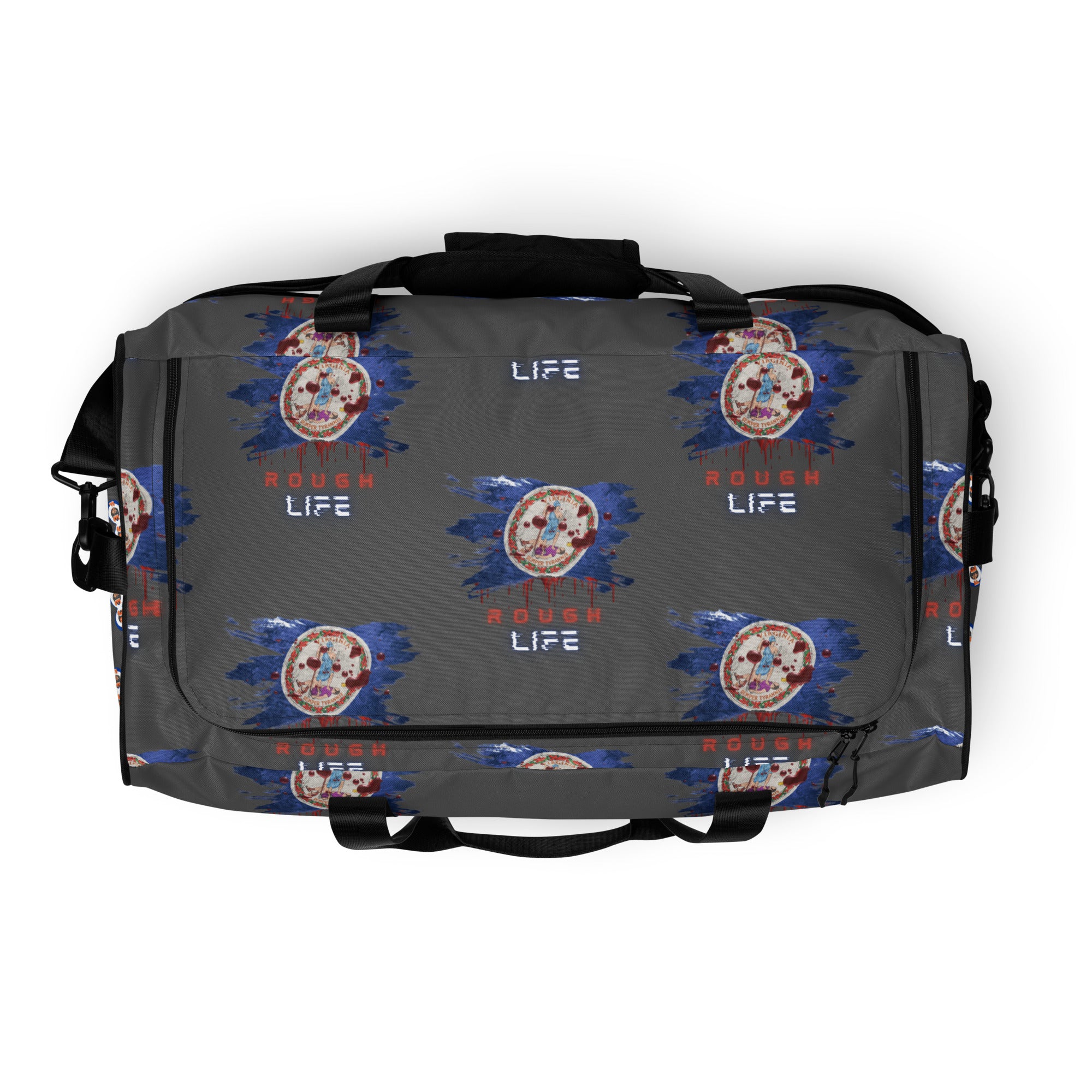 VA RL Flag - BFW Grey Duffle bag