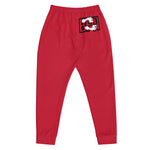 Load image into Gallery viewer, Black &amp; Silver logo BFW Footprints - Red Men&#39;s Joggers
