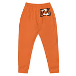 Load image into Gallery viewer, Black &amp; Silver logo BFW Footprints - Orange Men&#39;s Joggers
