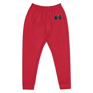 Black & Silver logo BFW Footprints - Red Men's Joggers