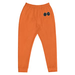 Load image into Gallery viewer, Black &amp; Silver logo BFW Footprints - Orange Men&#39;s Joggers
