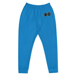 Load image into Gallery viewer, Black &amp; Silver logo BFW Footprints - Blue Men&#39;s Joggers
