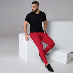 Black & Silver logo BFW Footprints - Red Men's Joggers