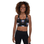 Load image into Gallery viewer, VA RL FLAG - BFW Black Padded Sports Bra
