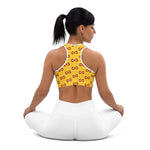 Load image into Gallery viewer, MD RL FLAG - BFW Yellow Padded Sports Bra
