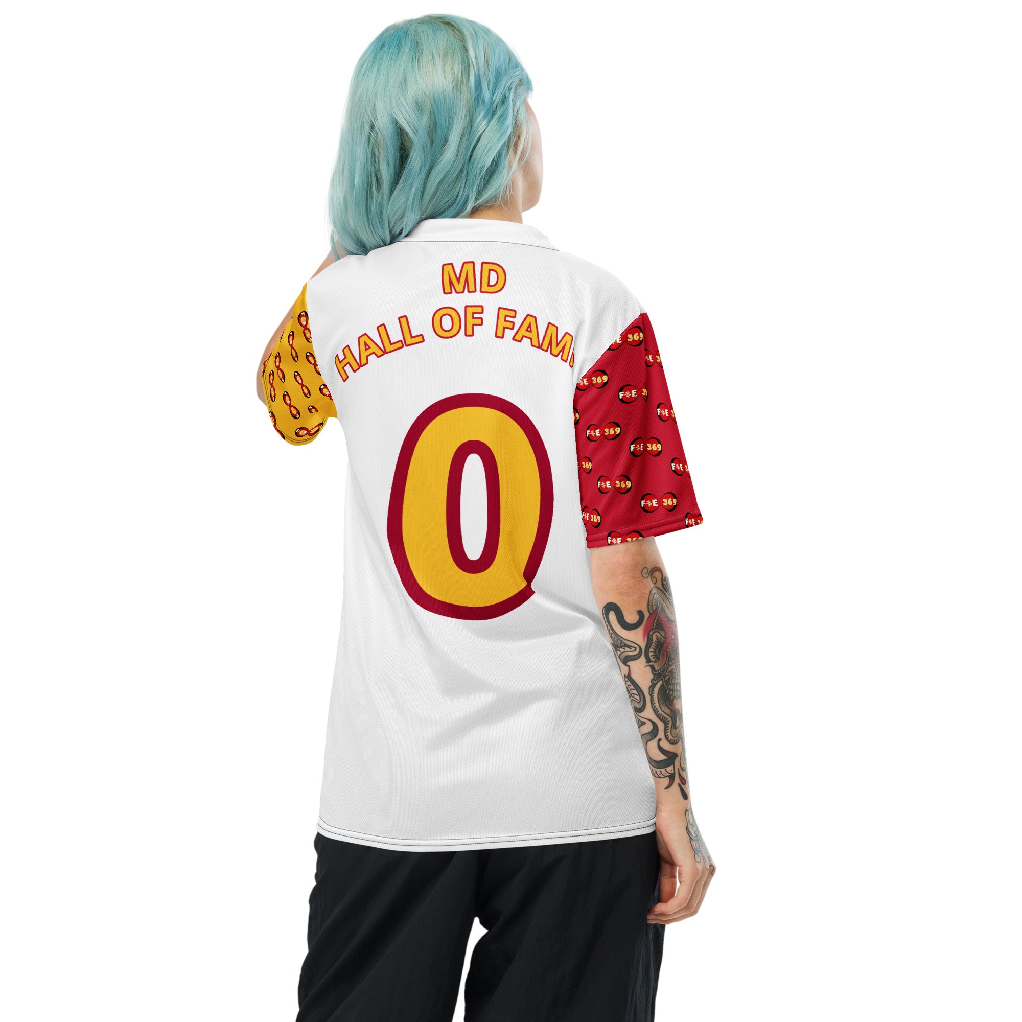 MD RL Flag (MD H.O.F) - BFW White unisex sports jersey