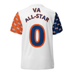 Load image into Gallery viewer, VA RL Flag (VA All-Star) - BFW White unisex sports jersey
