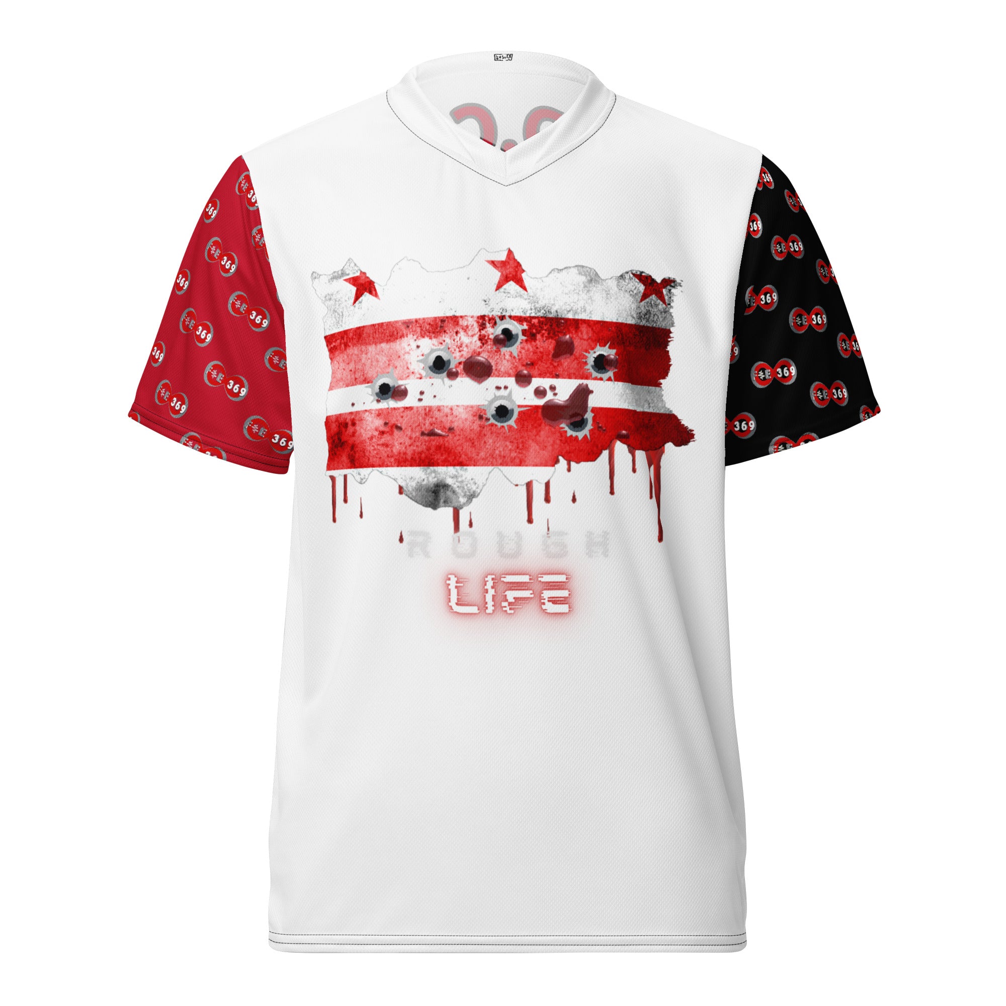 DC RL Flag (DC Legend) - BFW White unisex sports jersey