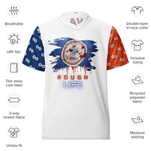 VA RL Flag (VA All-Star) - BFW White unisex sports jersey