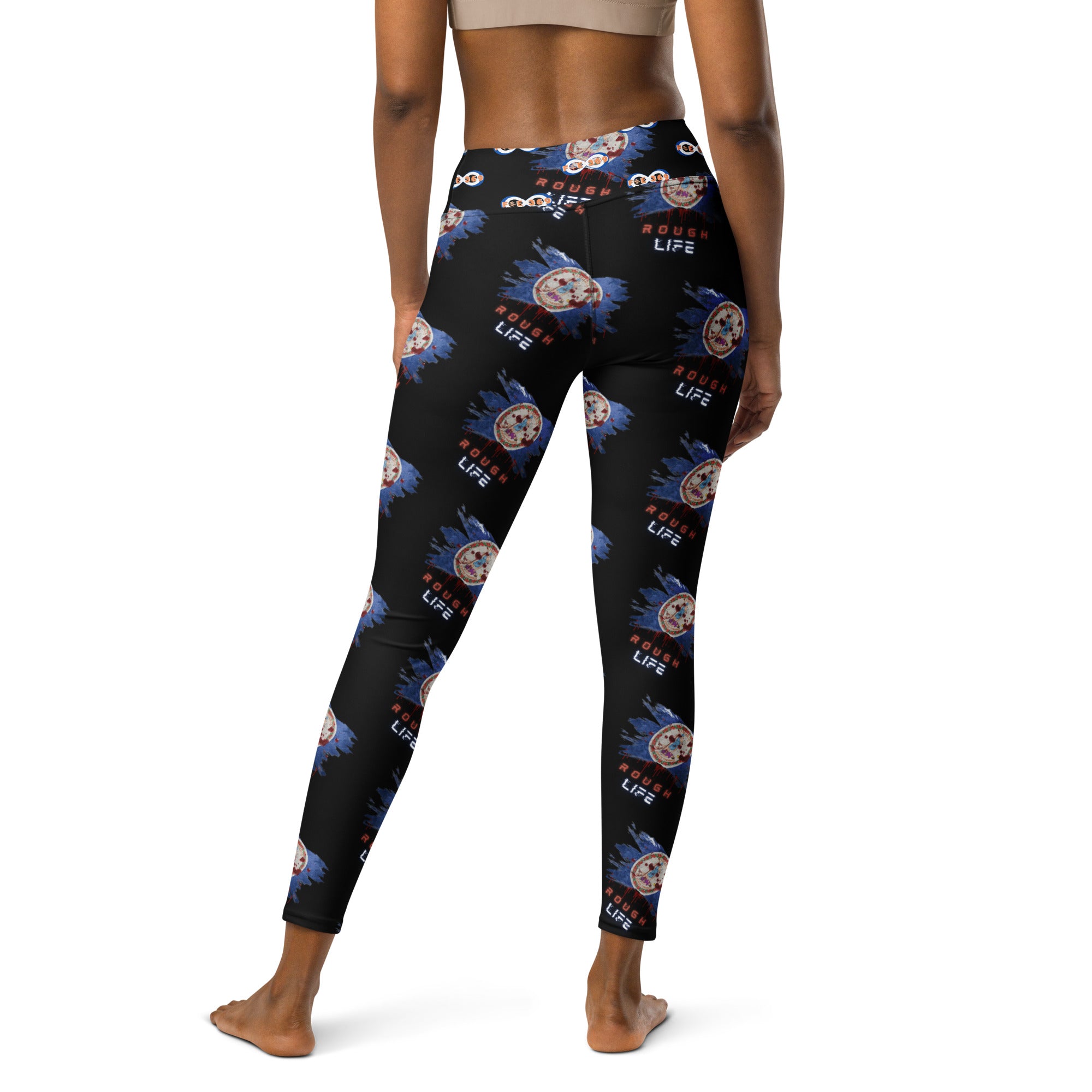 VA RL FLAG - BFW Black Yoga Leggings