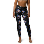 Load image into Gallery viewer, VA RL FLAG - BFW Black Yoga Leggings
