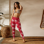 Load image into Gallery viewer, DC RL FLAG - BFW Red Yoga Leggings
