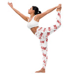 Load image into Gallery viewer, DC RL FLAG - BFW White Yoga Leggings
