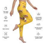 Load image into Gallery viewer, MD RL FLAG - BFW Yellow Yoga Leggings
