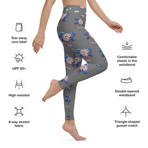 VA RL FLAG - BFW Grey Yoga Leggings