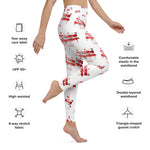 Load image into Gallery viewer, DC RL FLAG - BFW White Yoga Leggings
