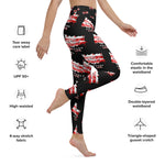 Load image into Gallery viewer, DC RL FLAG - BFW Black Yoga Leggings
