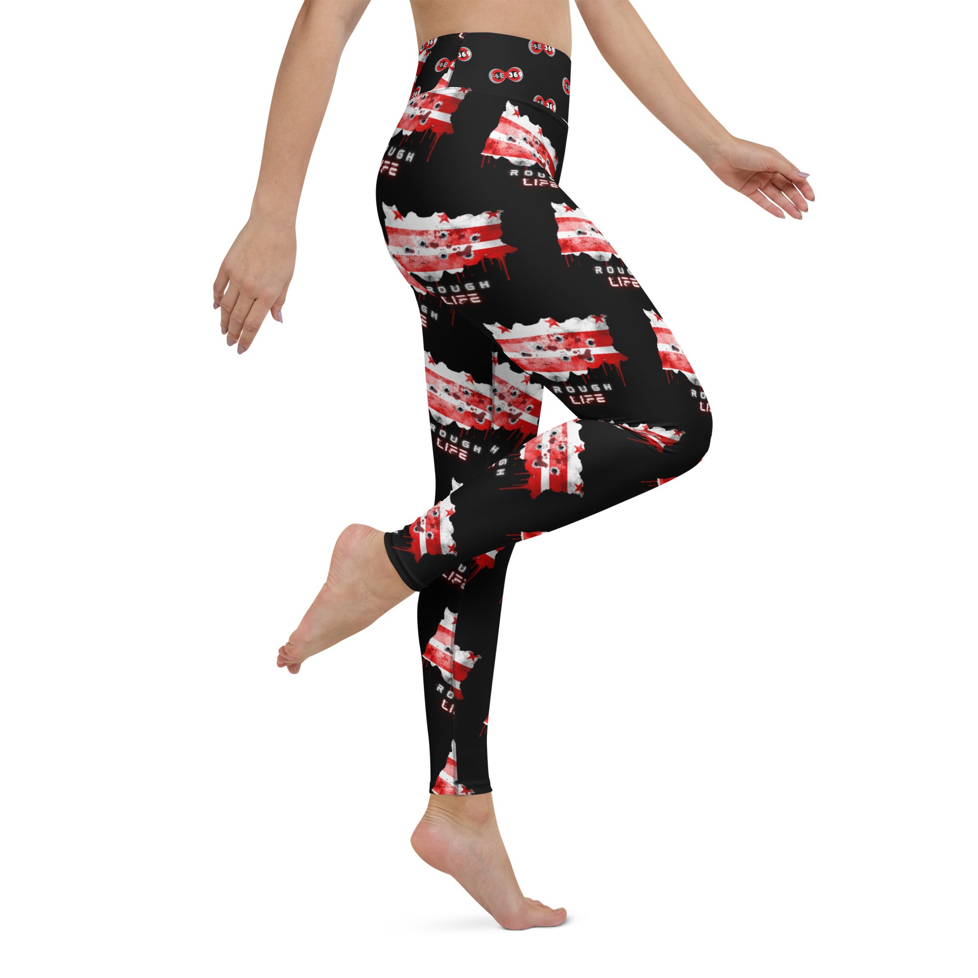 DC RL FLAG - BFW Black Yoga Leggings