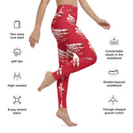 Load image into Gallery viewer, DC RL FLAG - BFW Red Yoga Leggings
