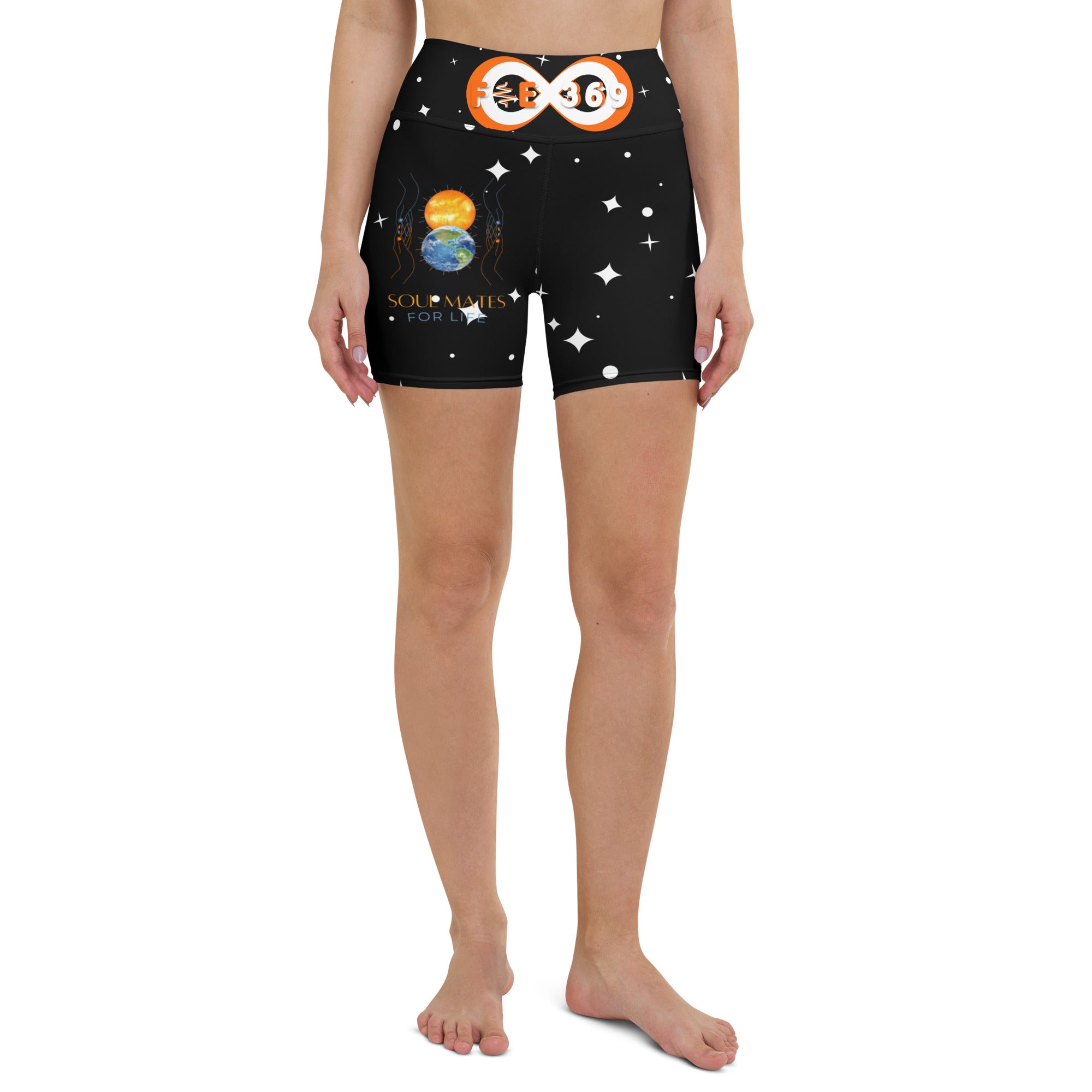 Soul Mates in Space - BFW Yoga Shorts