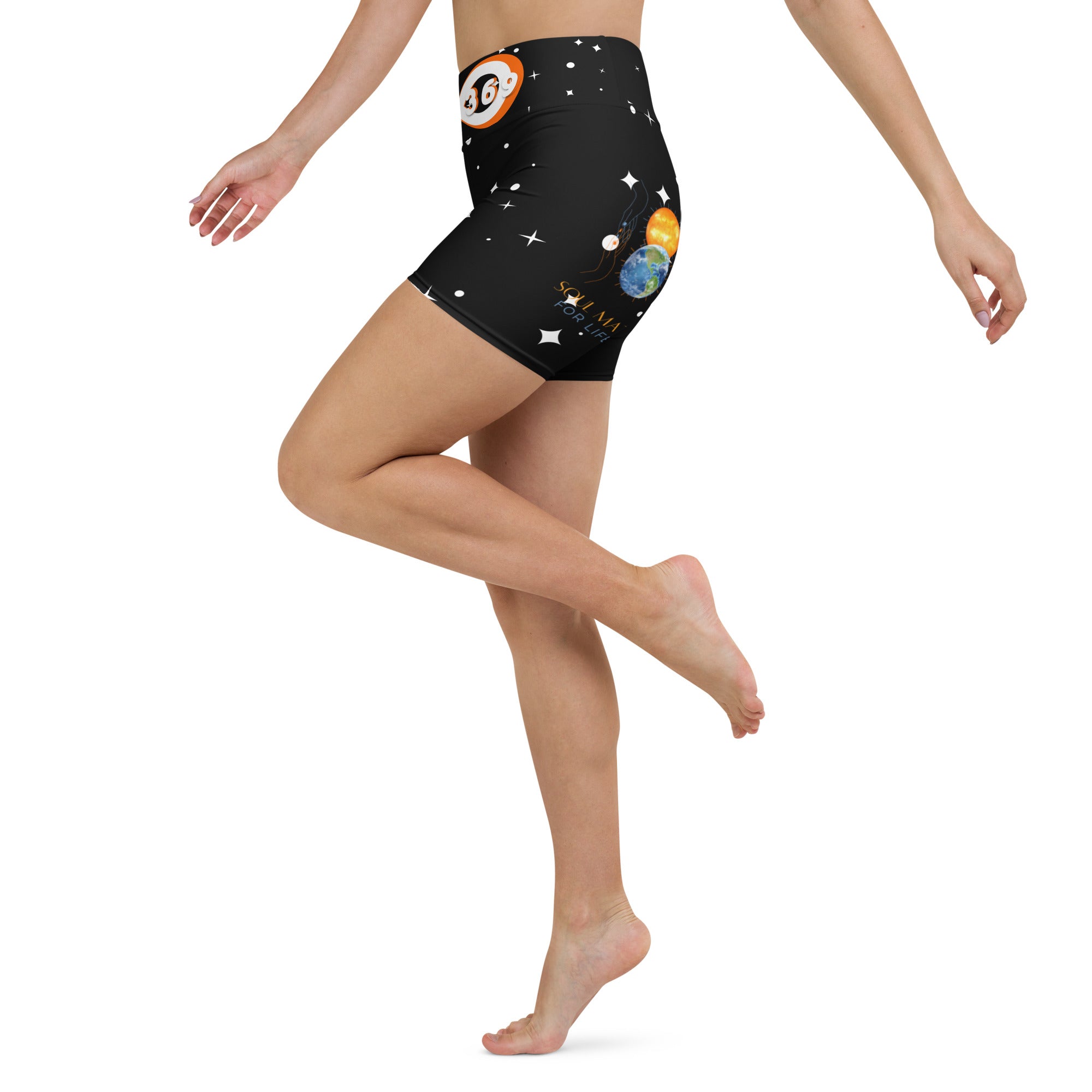 Soul Mates in Space - BFW Yoga Shorts