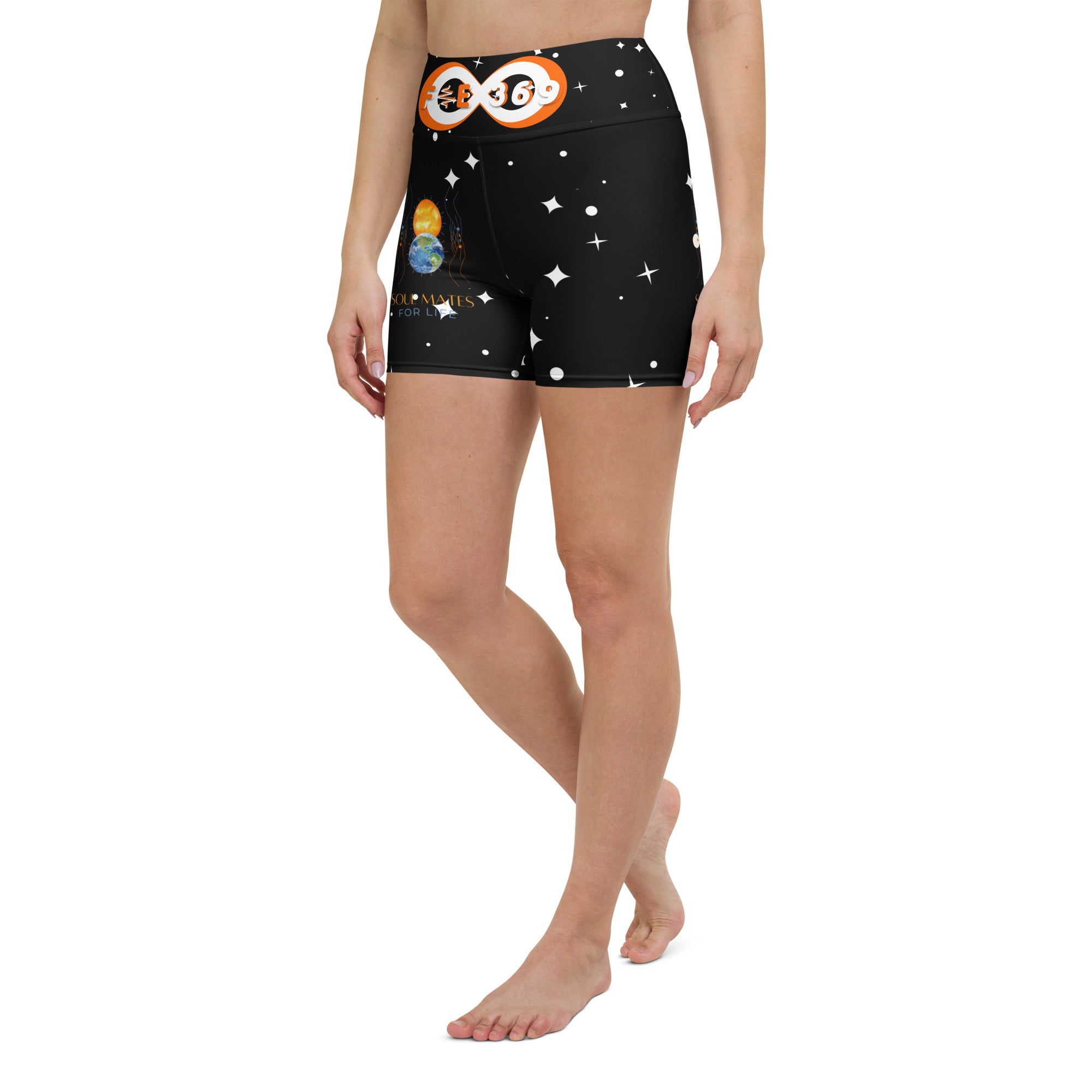 Soul Mates in Space - BFW Yoga Shorts