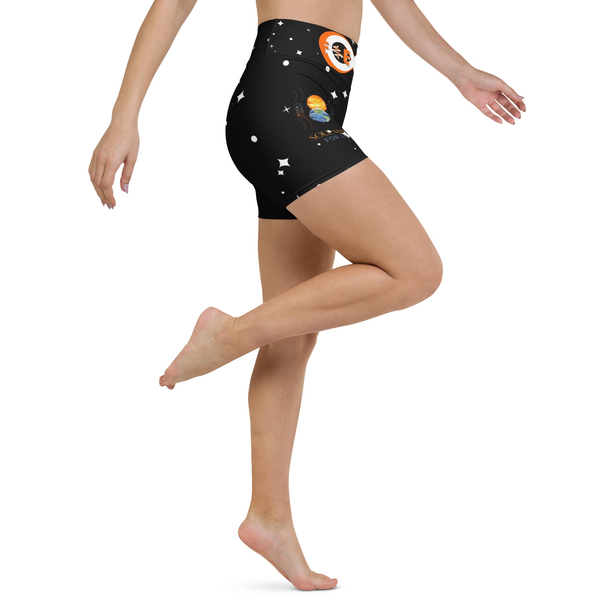 Soul Mates in Space - BFW Yoga Shorts