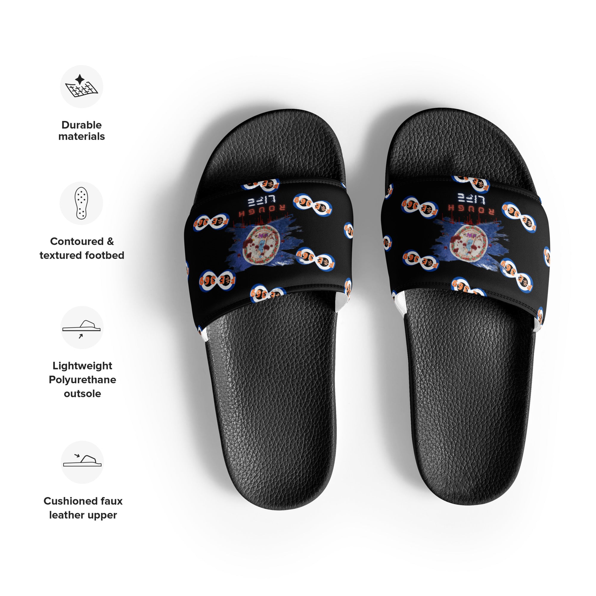 VA RL Flag - BFW Black Men’s slides