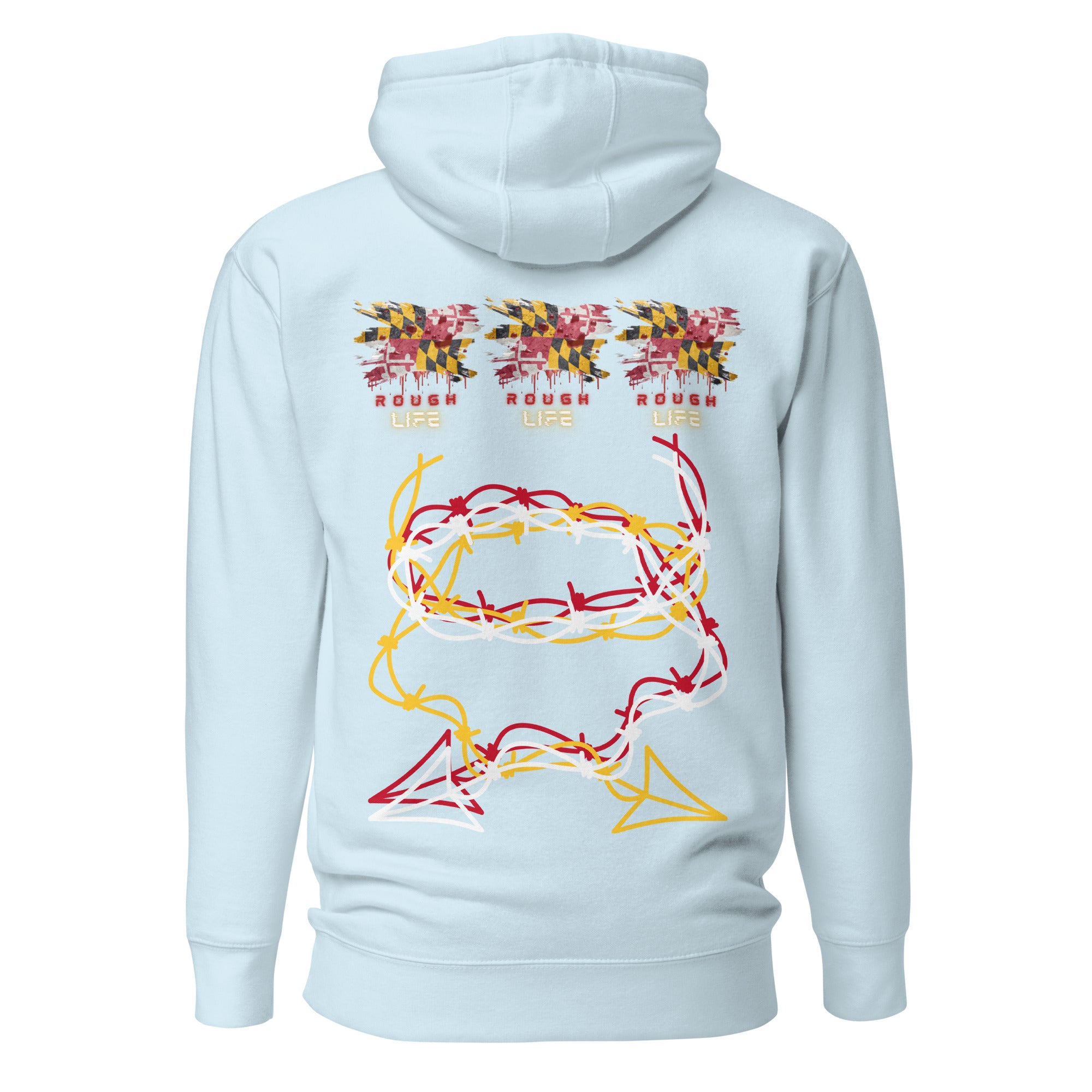 MD RL FLAG Twisted - BFW Embroidery Unisex Hoodie