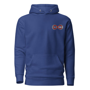 DC RL Flag Crossover - BFW Embroidery Unisex Hoodie