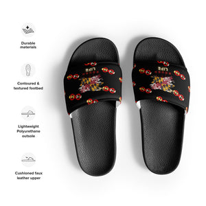 MD RL FLAG - BFW Black Women's slides