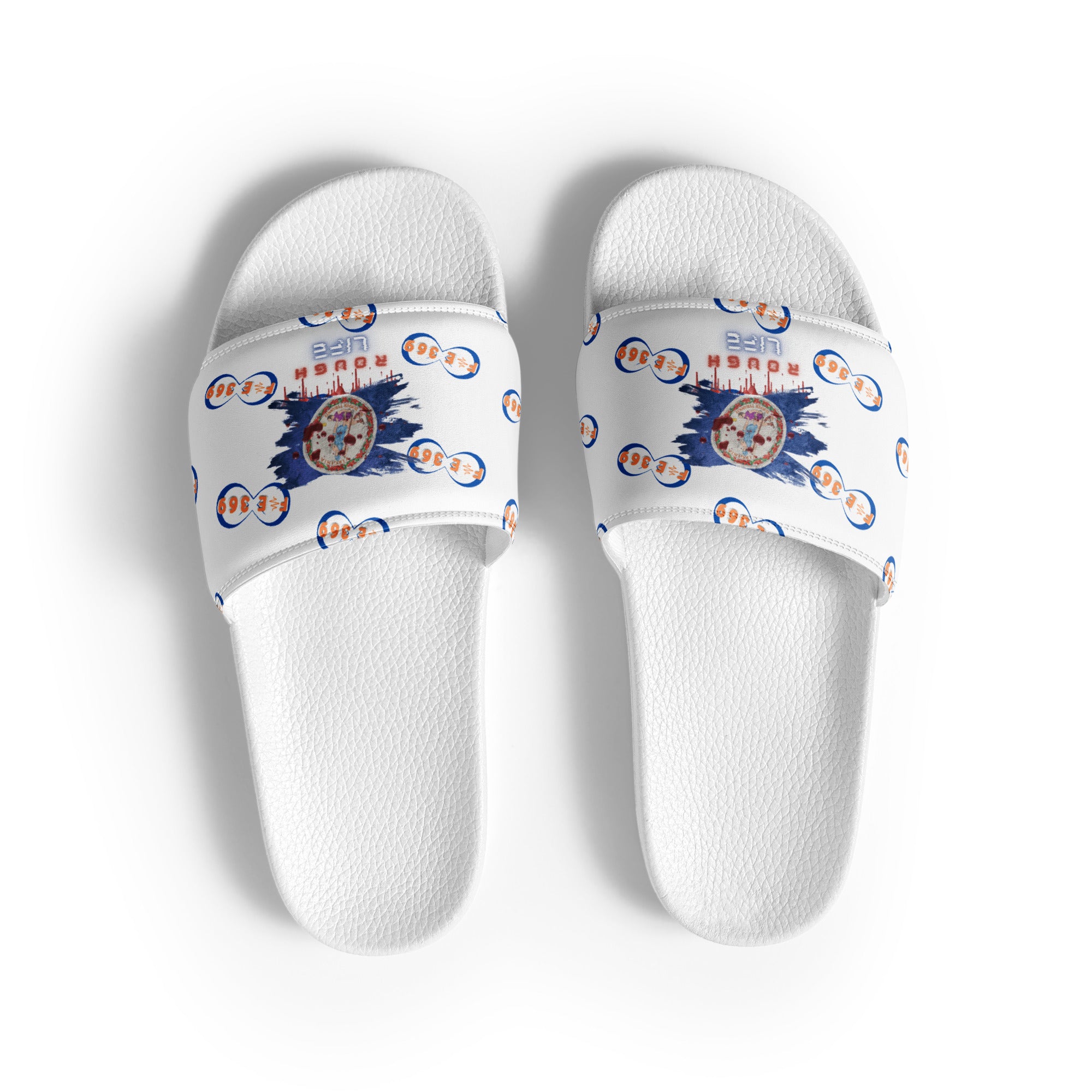 VA RL FLAG - BFW White Women's slides