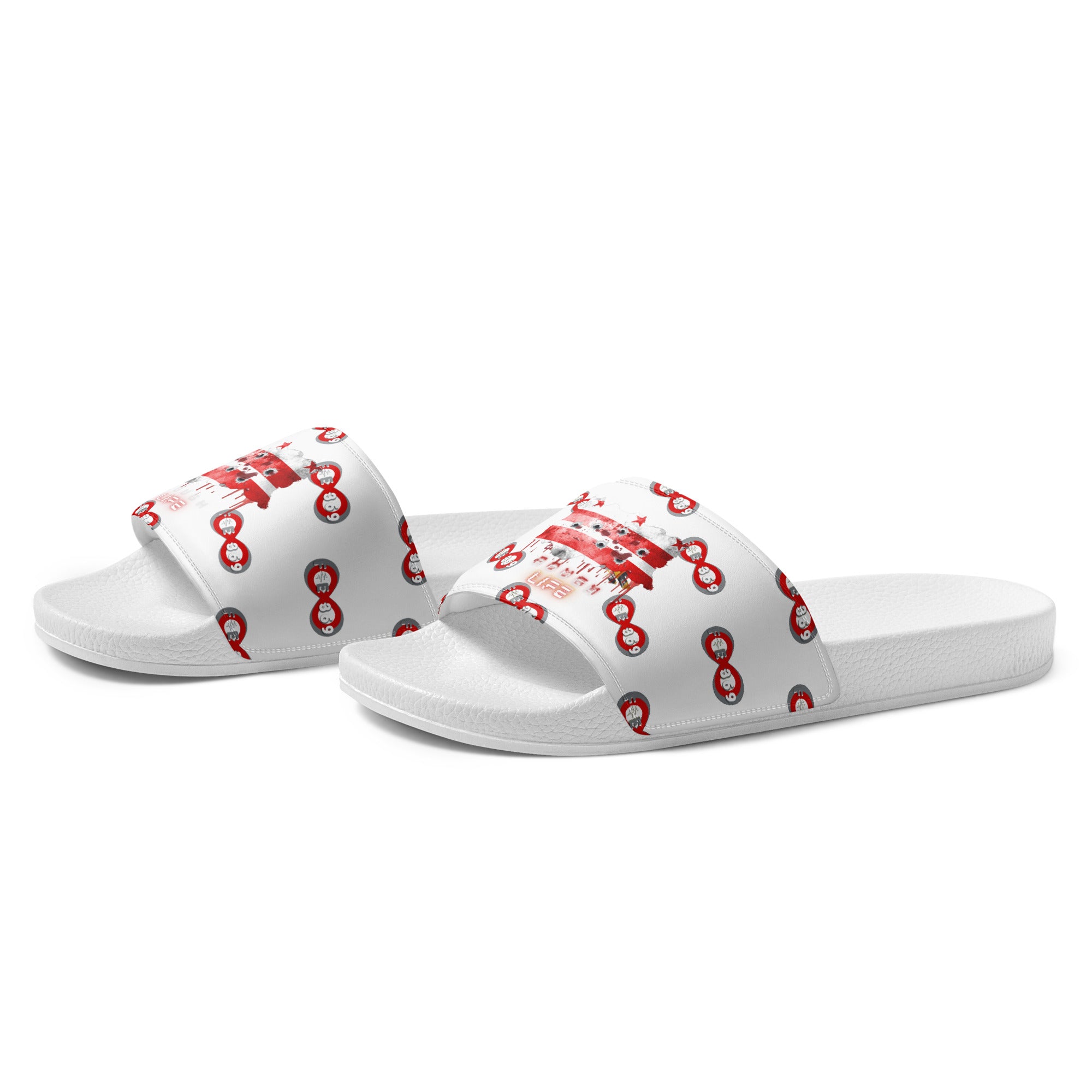 DC RL FLAG - BFW White Women's slides