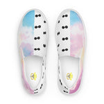 Load image into Gallery viewer, Mystic Clouds - BFW White Women’s slip-on canvas shoes
