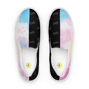 Mystic Clouds - BFW Black Women’s slip-on canvas shoes