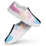 Load image into Gallery viewer, Mystic Clouds - BFW Black Women’s slip-on canvas shoes
