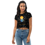 Load image into Gallery viewer, Soul Mates in Space - BFW Unisex Crop Tee
