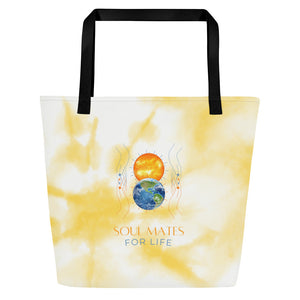 Soul Mates Sun Flare - BFW Large Tote Bag